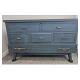 Blue Quilt Chest