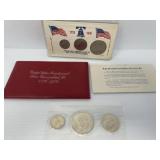 1976 Silver UNC Set, 1976 3-Coin Mint Set