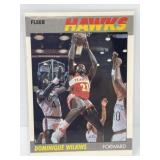 1987 Fleer Dominique Wilkins HOF Card #118