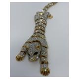 Rhinestone Jaguar Bracelet