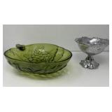 Arthurï¿½s Court Compote, Vintage Glass Bowl