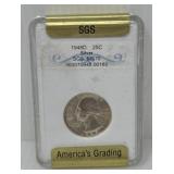 1984-D 90% Silver MS70 Washington Quarter