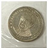 1oz .999 Silver FDR 100th Aniv of Birth Medal