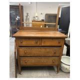 Antique Farmhouse Style Dresser w/ Mirror