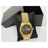 Running Elgin FG258N Menï¿½s Quartz Gold Tone Watch