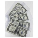 5 Consecquitive Serial Number Uncirculated $1
