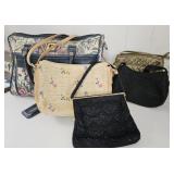Ladies Overnight Bag and Small Purses