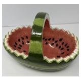 Ceramic Watermelon Basket