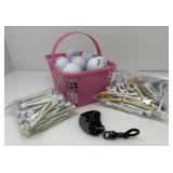 Golf Ball, Tees, Counter
