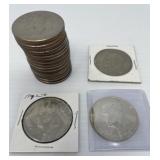 Twenty-Two Eisenhower Dollars