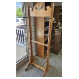 Pique Bracket Co Oak and Metal Display Rack