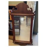 Chippendale-Style Mahogany Mirror