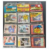 1990/91 Topps/Donruss/Fleer Rack Packs 120+cards