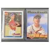 Chipper Jones RC's 2 Card Lot