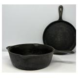 Cast Iron Lodge Griddle, Deep Skillet/Pan