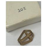 10k Vintage WSCS Lapel Pin