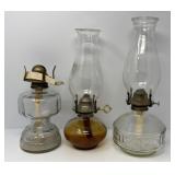 Three Oil Lamps