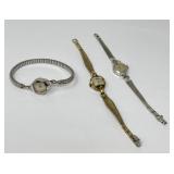Ladies Vintage Gold Plate Watches