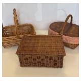 Three Wicker Baskets