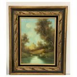 Della Valle Signed Oil on Canvas