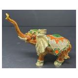 Hinged Elephant Trinket Box
