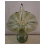 Jack In Pulpit Glass Art Vase