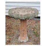 Cement Birdbath