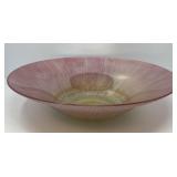 Pink Sparkly Glass Bowl