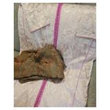 1950's African Caftan and Damask Silk Fabric