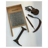 Vintage Metal Tools, Washboard