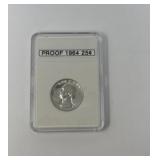 Proof 1964 Silver Washington Quarter