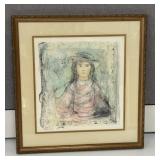 Edna Hibel, 'Alicia' Signed, Numbered Print