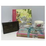 Royal Teas Recipes, Anoca Tea Book, Carved Relief