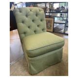 Colony Green Button Back Chair