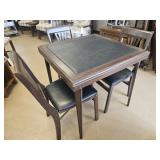 Vintage Card Table and Chairs