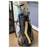 Golf Clubs and Barton Bag