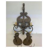 Dana Creath Designs Custom Iron Wall Scones - B