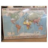 Framed World Map