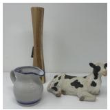 Cow, Meat Tenderizer, Ceramic Pitcher