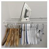 Clothes Hangers and Iron