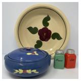 Watt Bowl, Vintage Casserole, Salt and Pepper