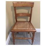 Wooden Cane Seat Chair