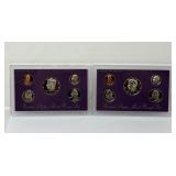 1990 and 1991 Proof Sets