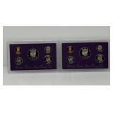 1992 and 1993 Proof Sets