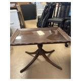 Side Table with Glass Top