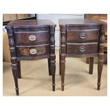 Pair of Finch Fine Furniture End Tables