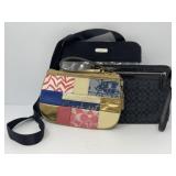Two Coach Wristlets, Clear Plastic Baggalini