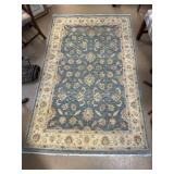Blue and Beige Area Rug