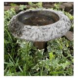 Concrete Birdbath