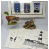 Lighthouse Sketches and Hobbyist Ducks